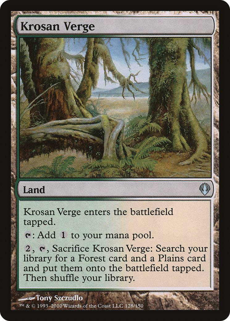 Krosan Verge (ARC-128) [Misc] Archenemy MTG Single Wizards of the Coast