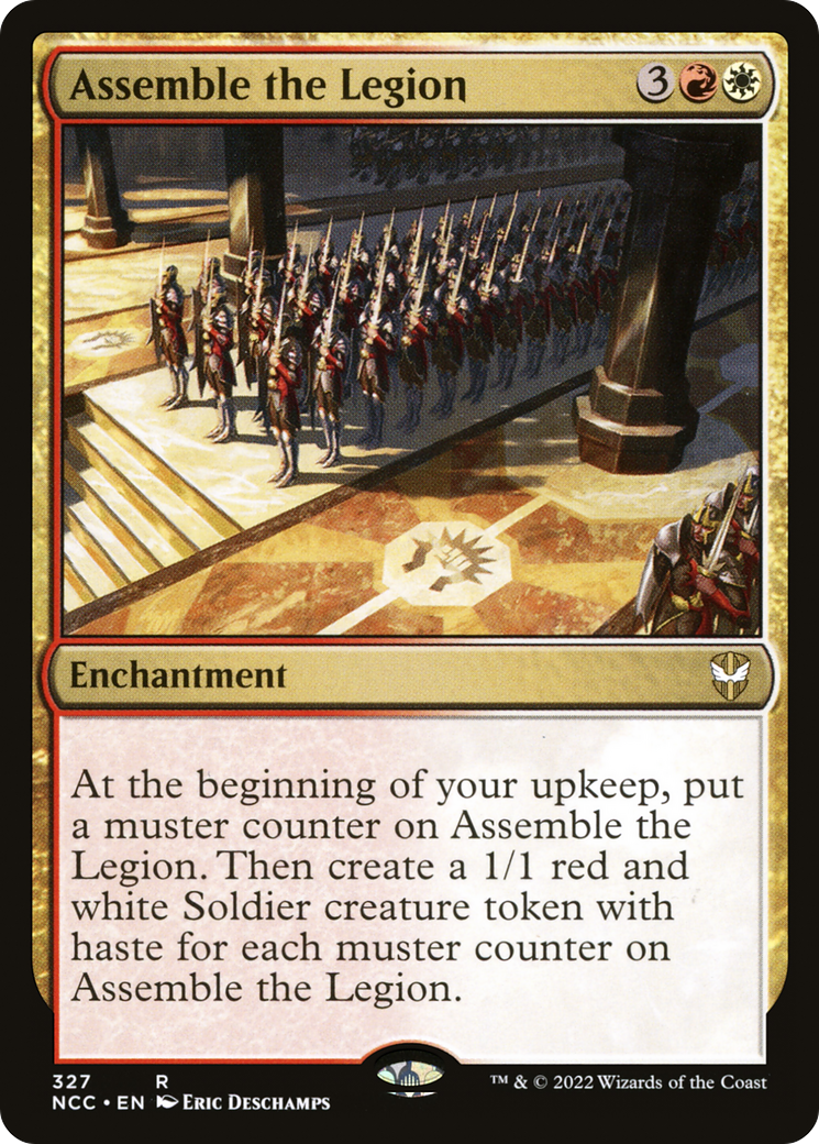 Assemble the Legion (NCC-327) [New Capenna Commander] MTG Single Wizards of the Coast