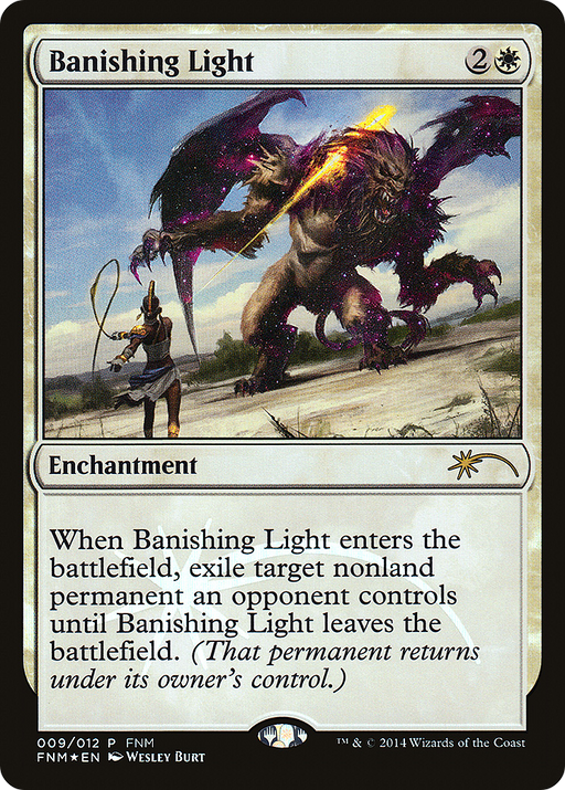 Banishing Light (FNM-009) [Misc] Friday Night Magic 2014 Foil MTG Single Wizards of the Coast