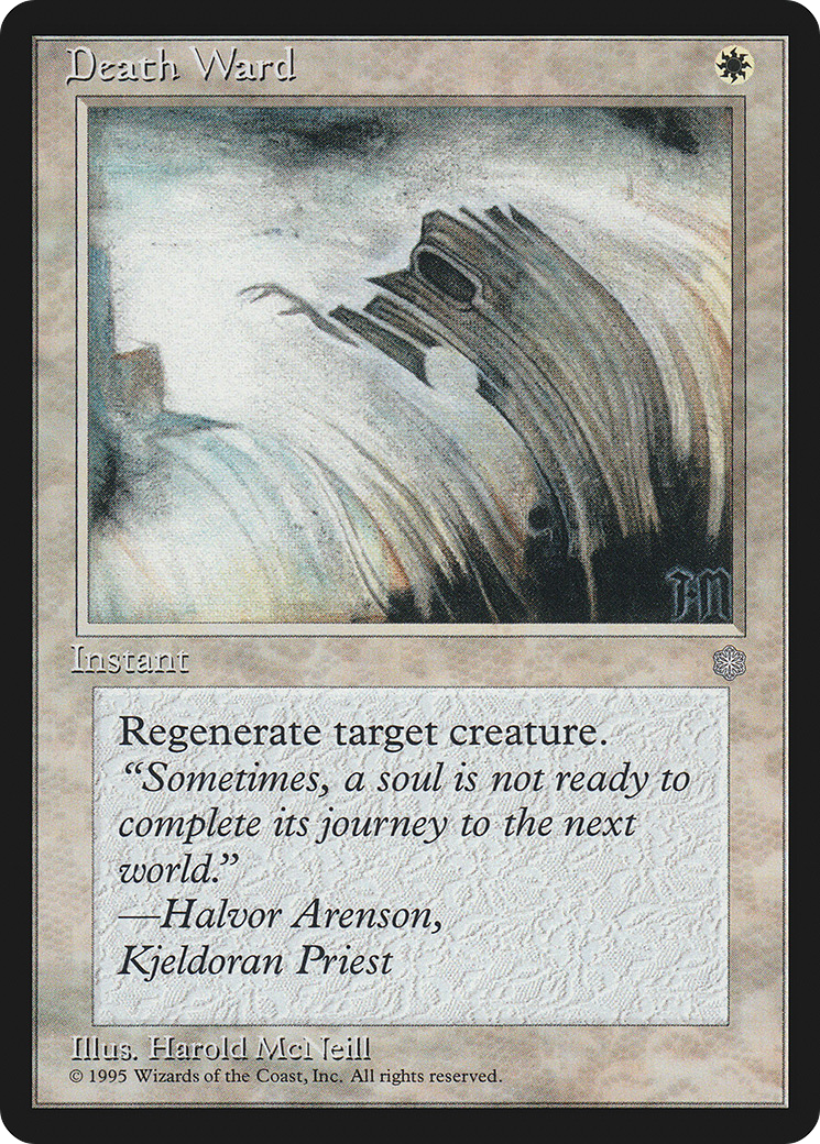 Death Ward (ICE-019) [Ice Age] MTG Single Wizards of the Coast