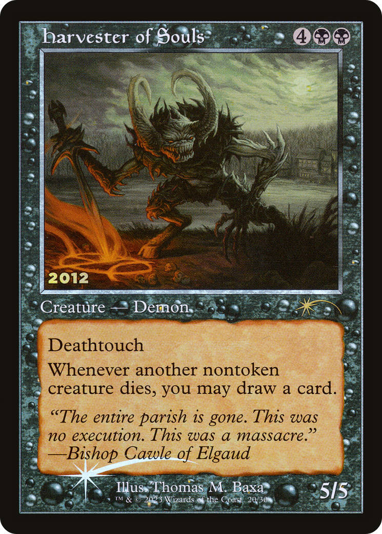 Harvester of Souls (30A-P-020) [Misc] 30th Anniversary Play Promos Foil MTG Single Wizards of the Coast