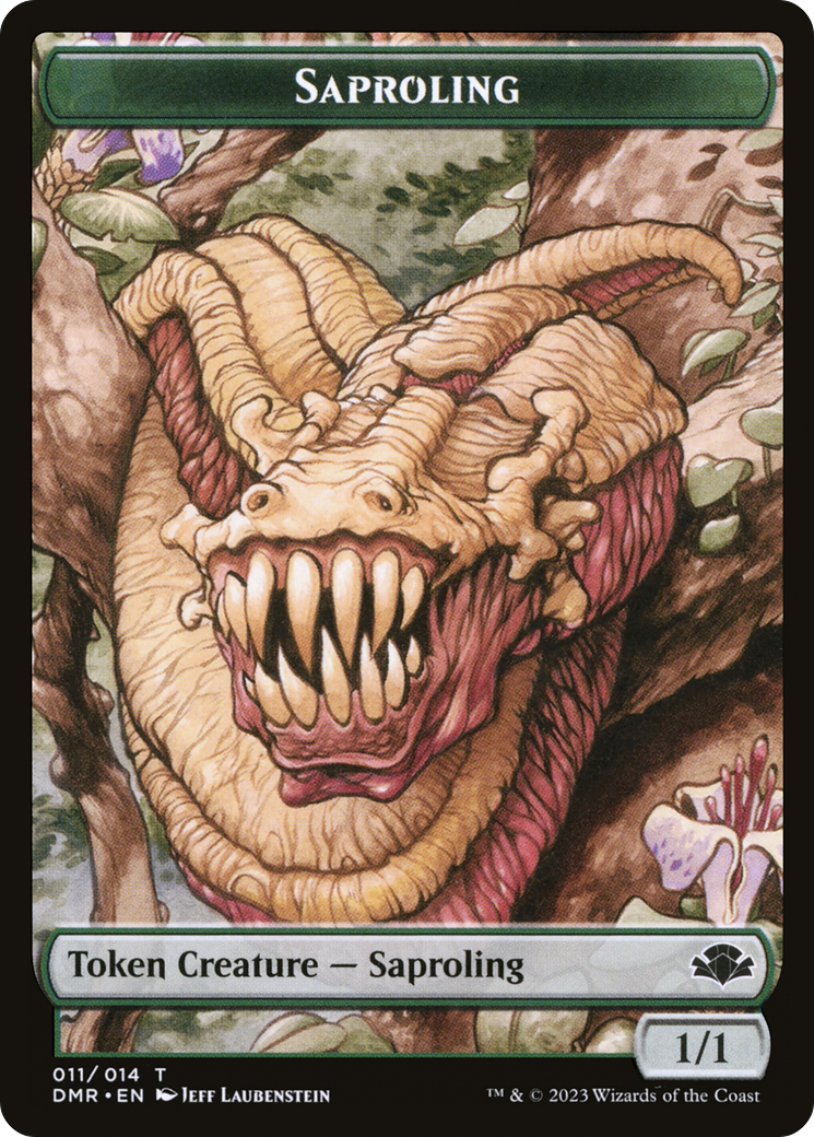 Saproling (TDMR-011) [Tokens] Dominaria Remastered Tokens MTG Single Wizards of the Coast
