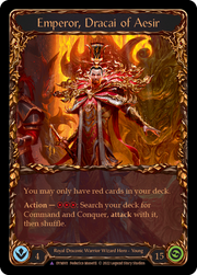 Emperor, Dracai of Aesir (Marvel) [DYN001] (Dynasty)  Cold Foil Flesh And Blood Single Flesh And Blood   