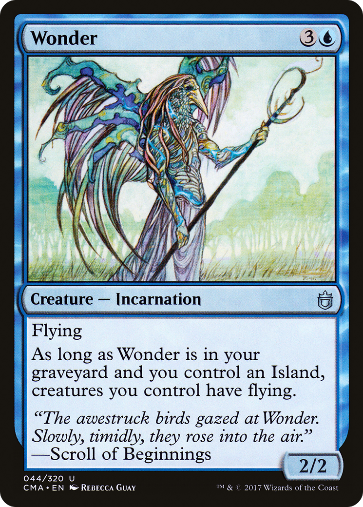 Wonder (CMA-044) [Commander Anthology] MTG Single Wizards of the Coast