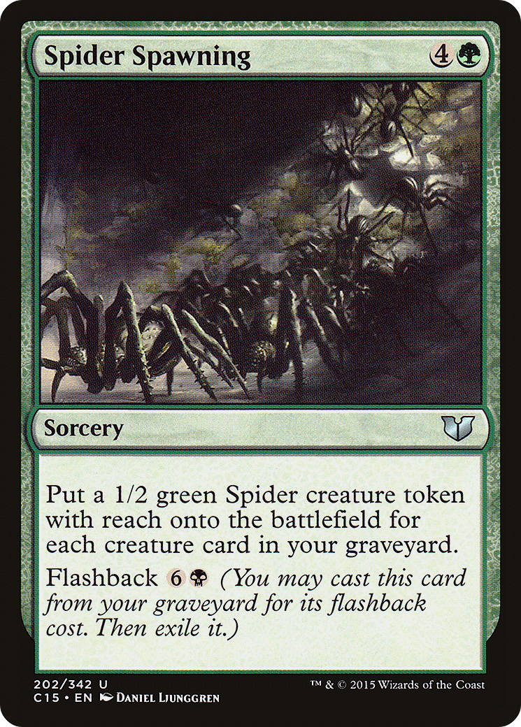 Spider Spawning (C15-202) [Commander 2015] MTG Single Wizards of the Coast
