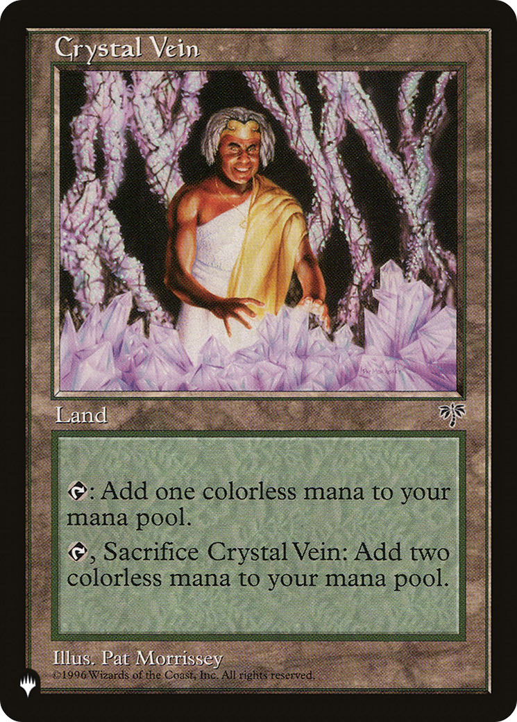 Crystal Vein (LIST-) [Mystery Booster] The List MTG Single Wizards of the Coast