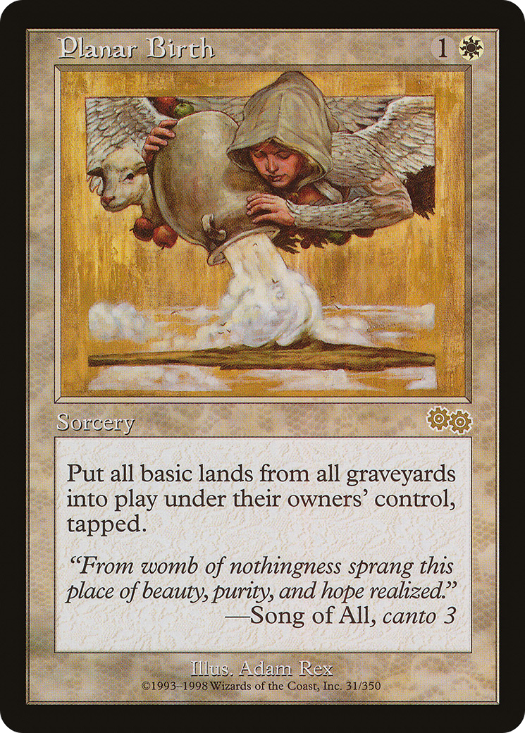 Planar Birth (USG-031) [Urza's Saga] MTG Single Wizards of the Coast