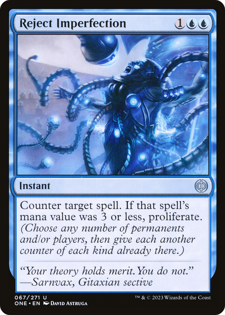 Reject Imperfection (ONE-067) [Phyrexia: All Will Be One] Foil MTG Single Wizards of the Coast