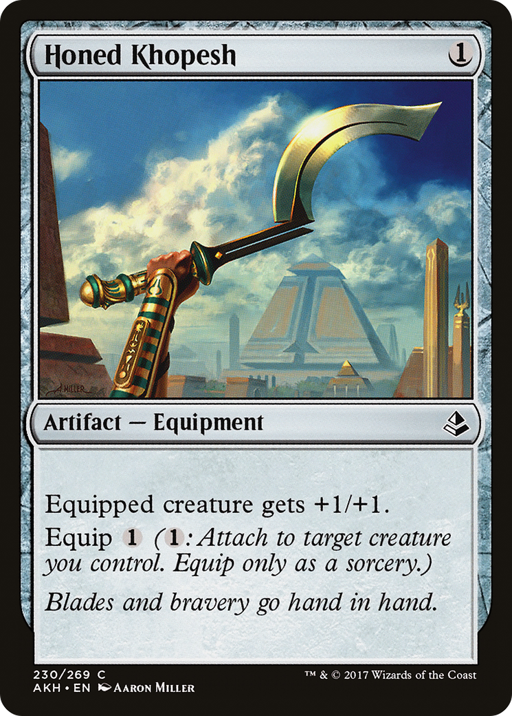 Honed Khopesh [Amonkhet] MTG Single Magic: The Gathering