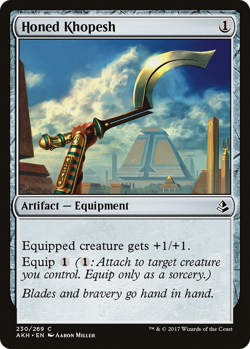 Honed Khopesh [Amonkhet] MTG Single Magic: The Gathering