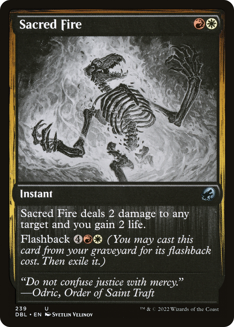 Sacred Fire (DBL-239) [Innistrad: Double Feature] MTG Single Wizards of the Coast