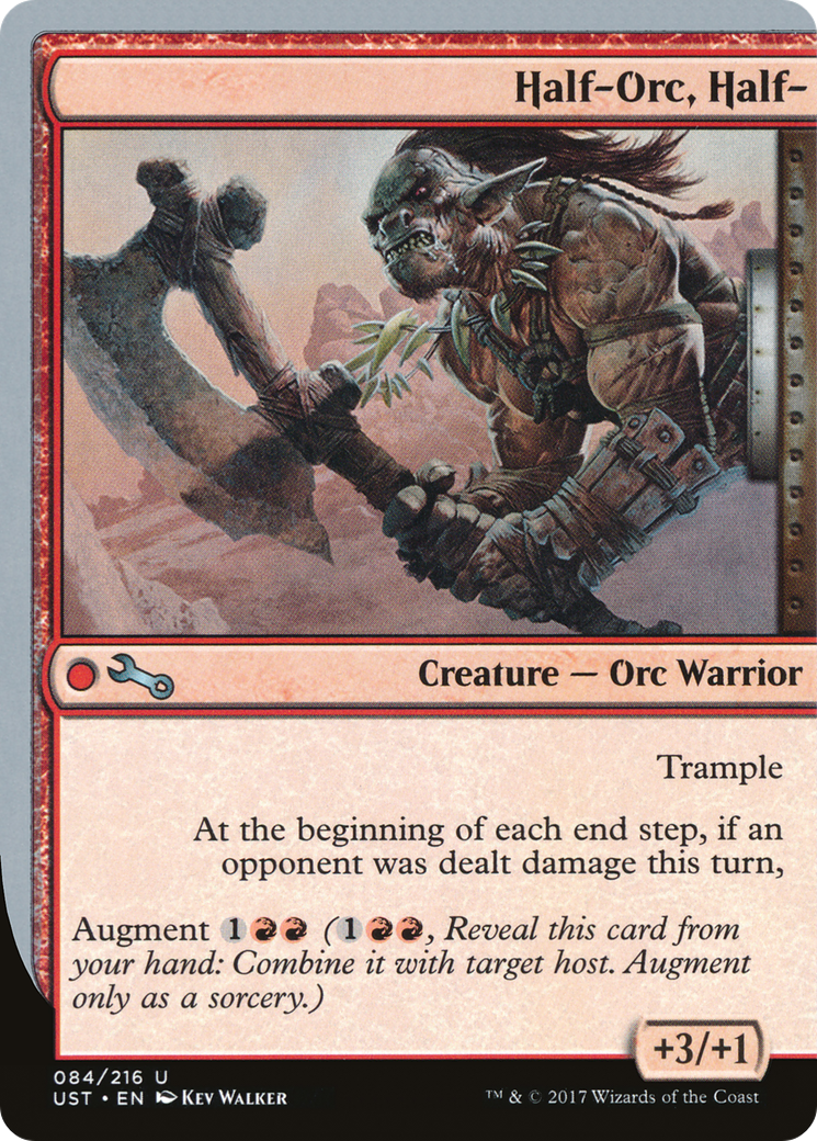 Half-Orc, Half- (UST-084) [Unstable] MTG Single Wizards of the Coast