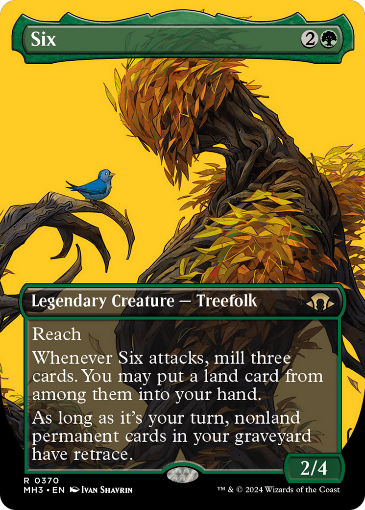 Six (MH3-370) [Modern Horizons 3] (Borderless) Foil MTG Single Modern Horizons 3