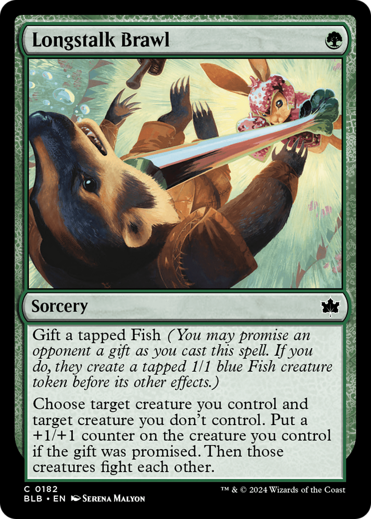 Longstalk Brawl (BLB-182) [Bloomburrow] MTG Single Wizards of the Coast
