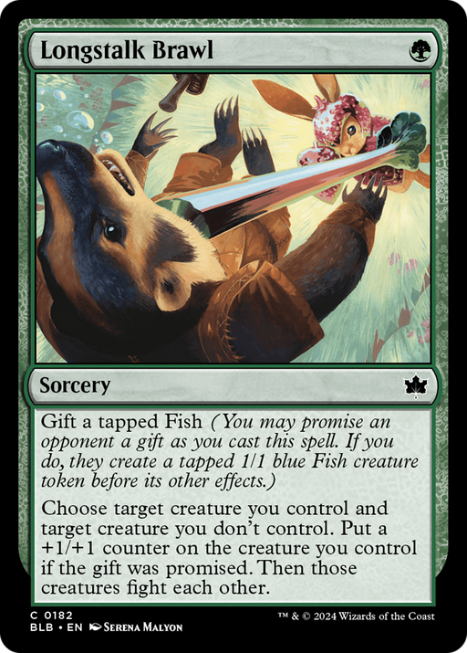 Longstalk Brawl (BLB-182) [Bloomburrow] Foil MTG Single Wizards of the Coast