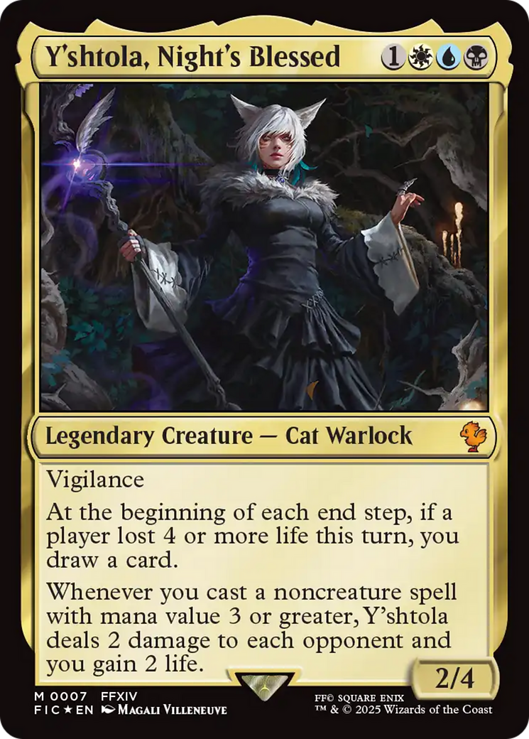 Y'shtola, Night's Blessed (FIC-007) [Commander: FINAL FANTASY] Foil MTG Single Wizards of the Coast