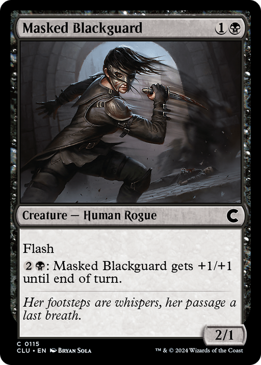 Masked Blackguard (CLU-115) [Ravnica: Clue Edition] MTG Single Wizards of the Coast
