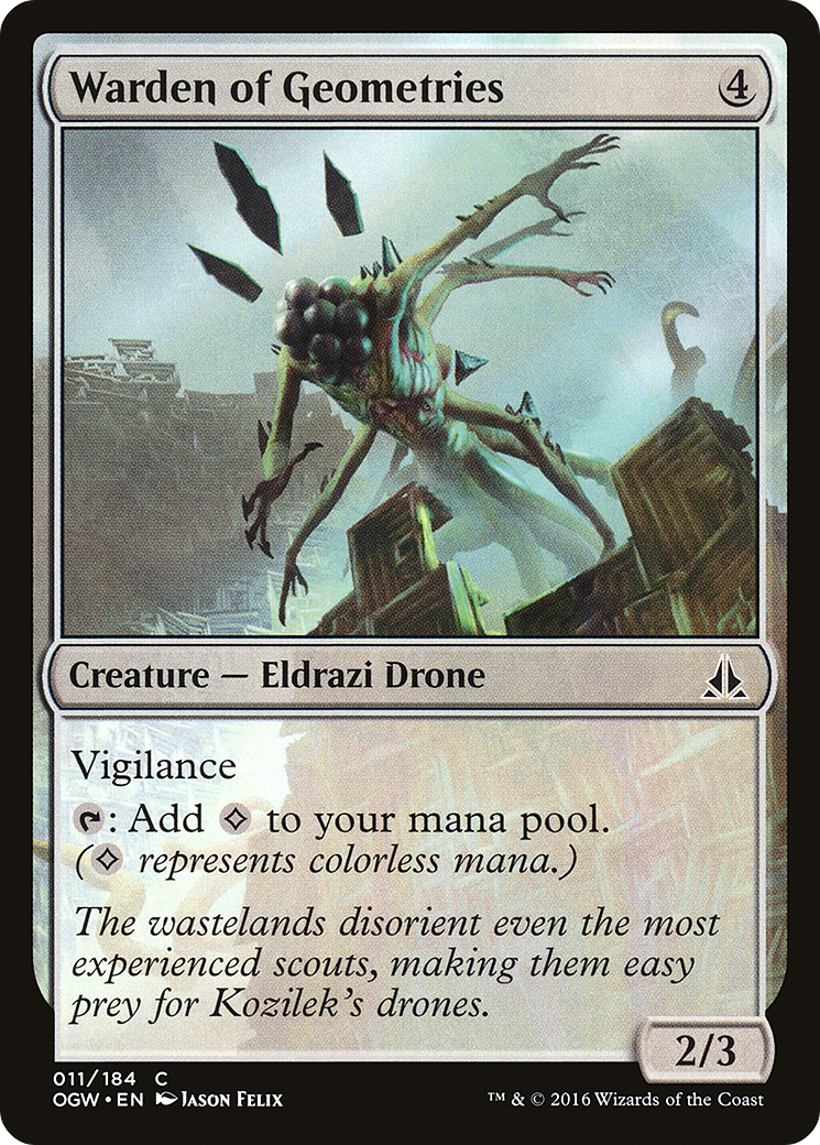 Warden of Geometries (OGW-011) [Oath of the Gatewatch] MTG Single Wizards of the Coast