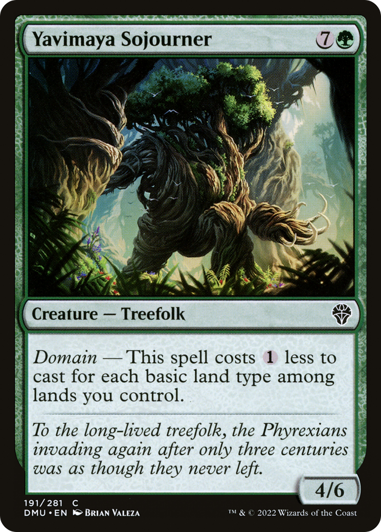 Yavimaya Sojourner (DMU-191) [Dominaria United] Foil MTG Single Wizards of the Coast