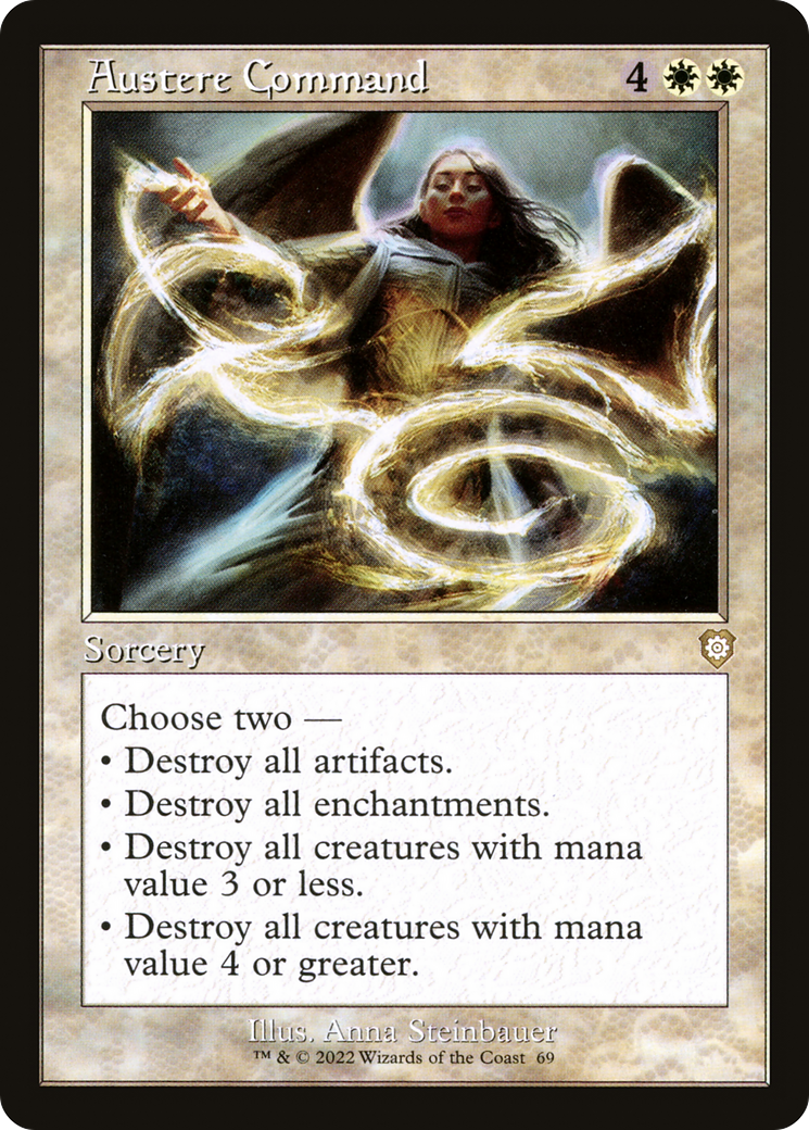 Austere Command (BRC-069) [The Brothers' War Commander] MTG Single Wizards of the Coast