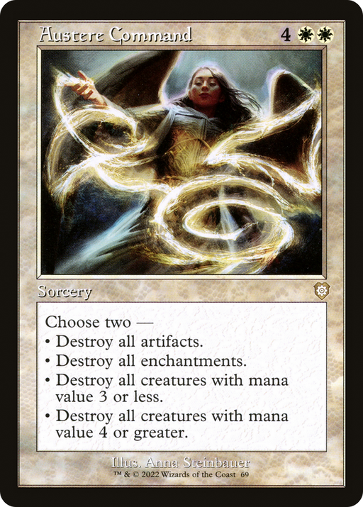 Austere Command (BRC-069) [The Brothers' War Commander] MTG Single Wizards of the Coast