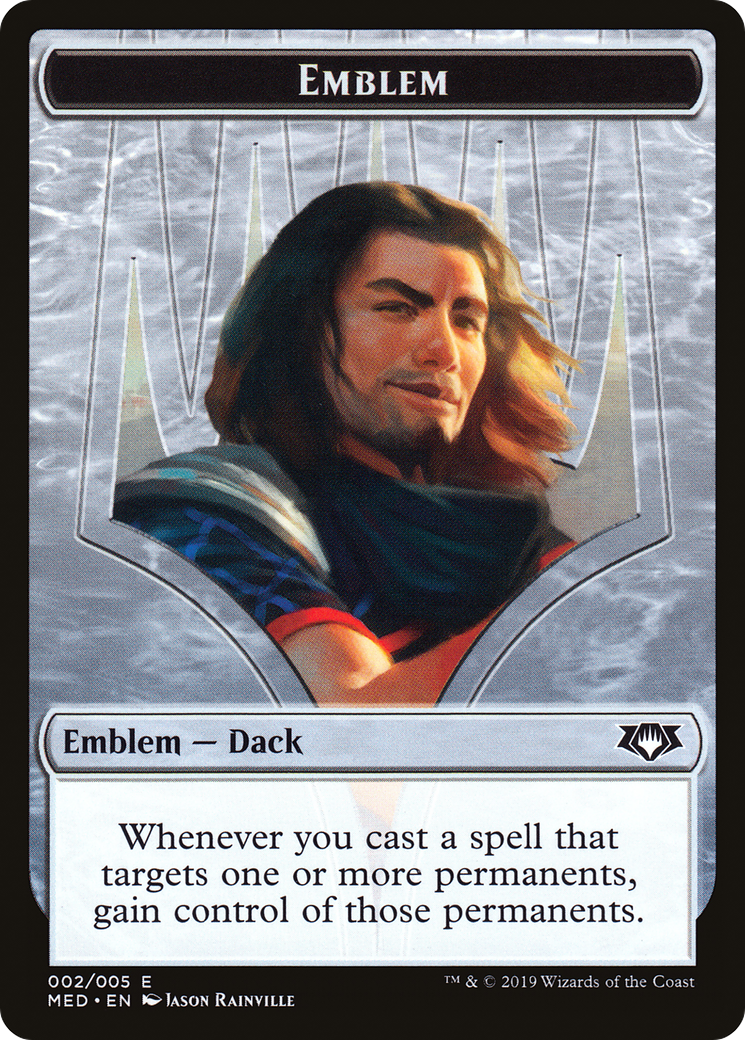 Emblem - Dack Fayden (MED2-002) [Tokens] Mythic Edition Tokens MTG Single Wizards of the Coast