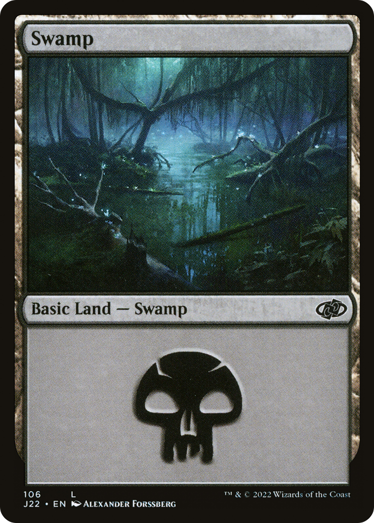 Swamp (J22-106) [Jumpstart 2022] MTG Single Wizards of the Coast