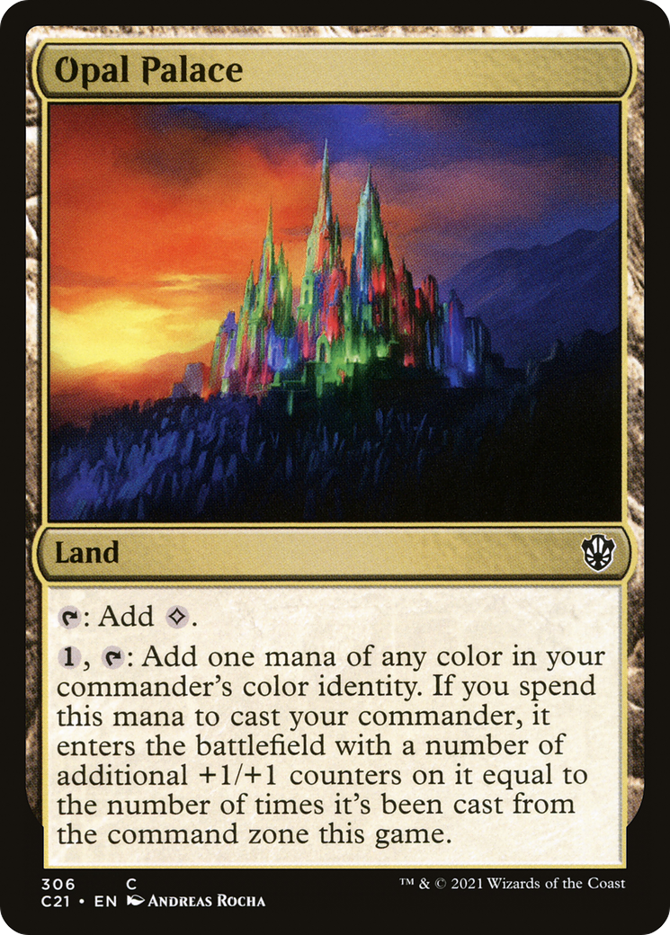 Opal Palace (C21-306) [Commander 2021] MTG Single Wizards of the Coast