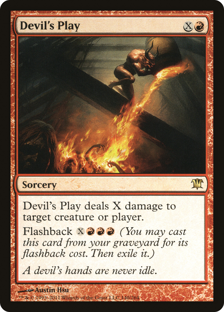 Devil's Play (ISD-140) [Innistrad] Foil MTG Single Wizards of the Coast
