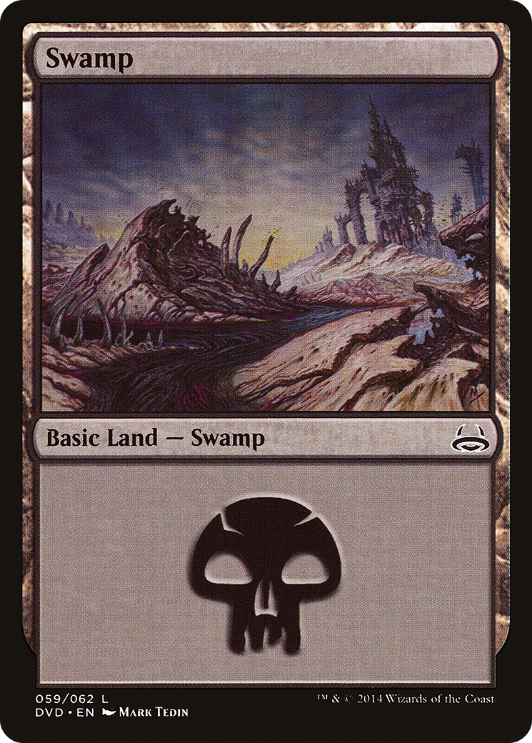 Swamp (59) (Divine vs. Demonic) (DD3-059) [Misc] Duel Decks Anthology: Divine vs. Demonic MTG Single Wizards of the Coast