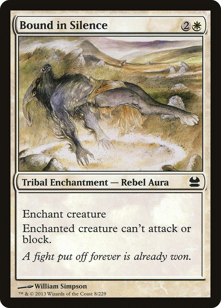 Bound in Silence (MMA-008) [Modern Masters] MTG Single Wizards of the Coast