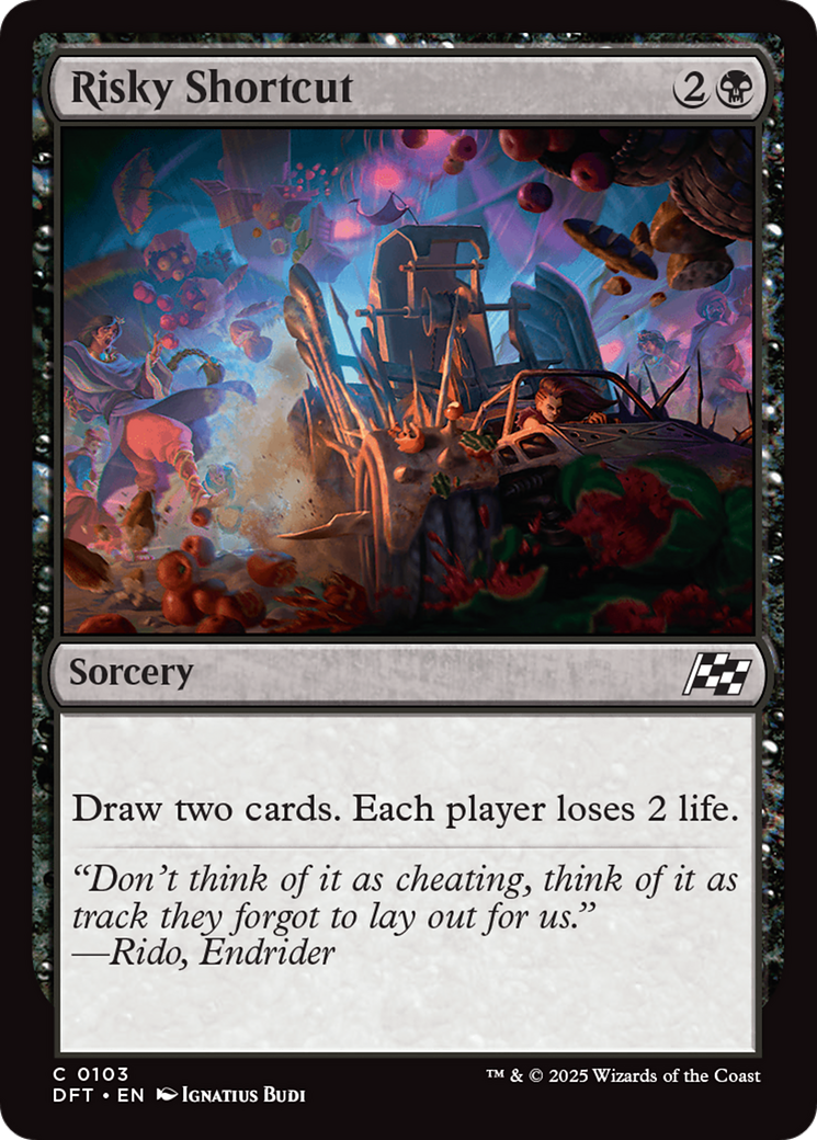 Risky Shortcut (DFT-103) [Aetherdrift] MTG Single Wizards of the Coast