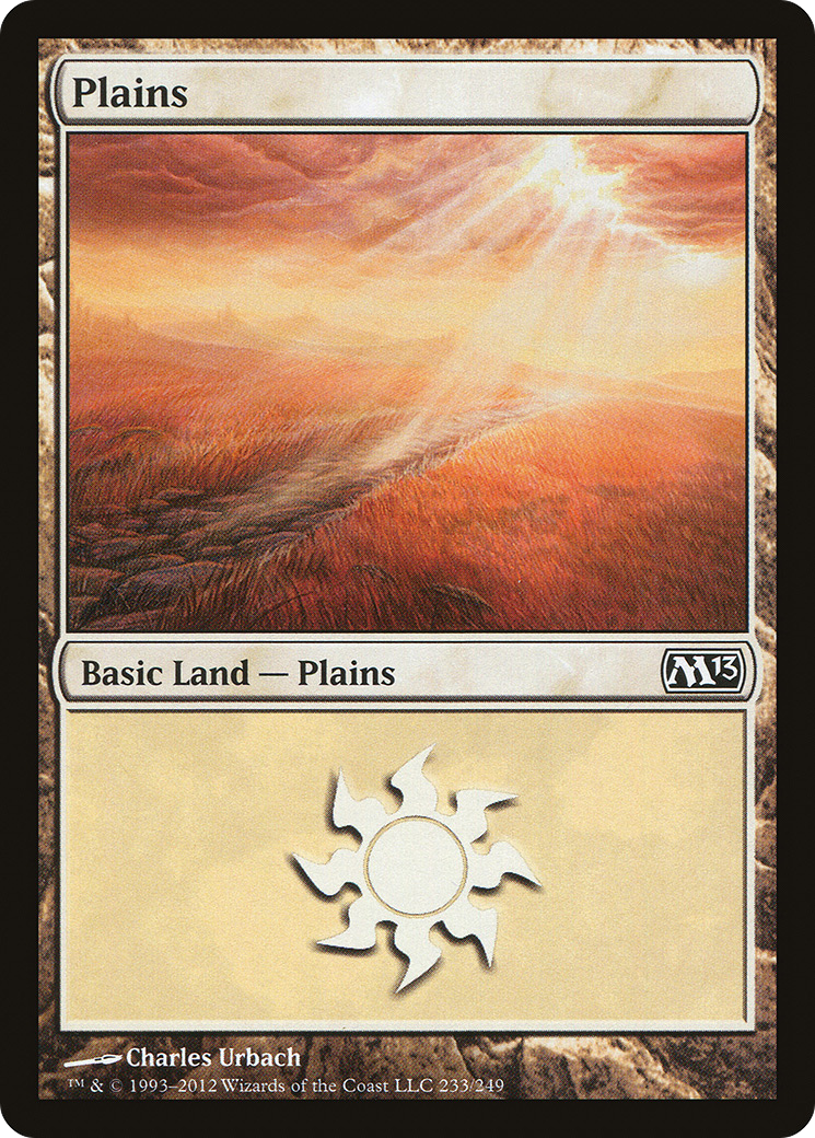 Plains (M13-233) [Magic 2013] Foil MTG Single Wizards of the Coast