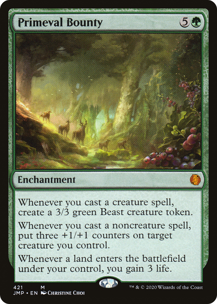 Primeval Bounty (JMP-421) [Jumpstart] MTG Single Wizards of the Coast