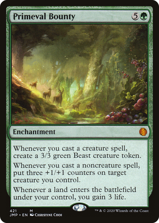 Primeval Bounty (JMP-421) [Jumpstart] MTG Single Wizards of the Coast