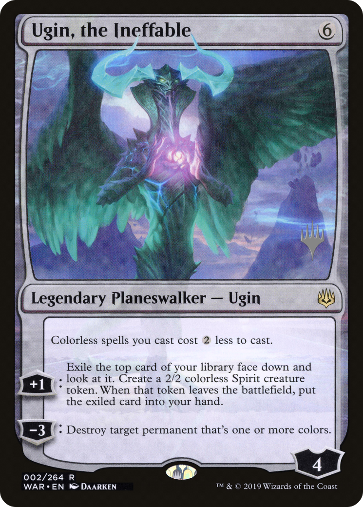 Ugin, the Ineffable (PPELD-002) [War of the Spark Promos] MTG Single Wizards of the Coast