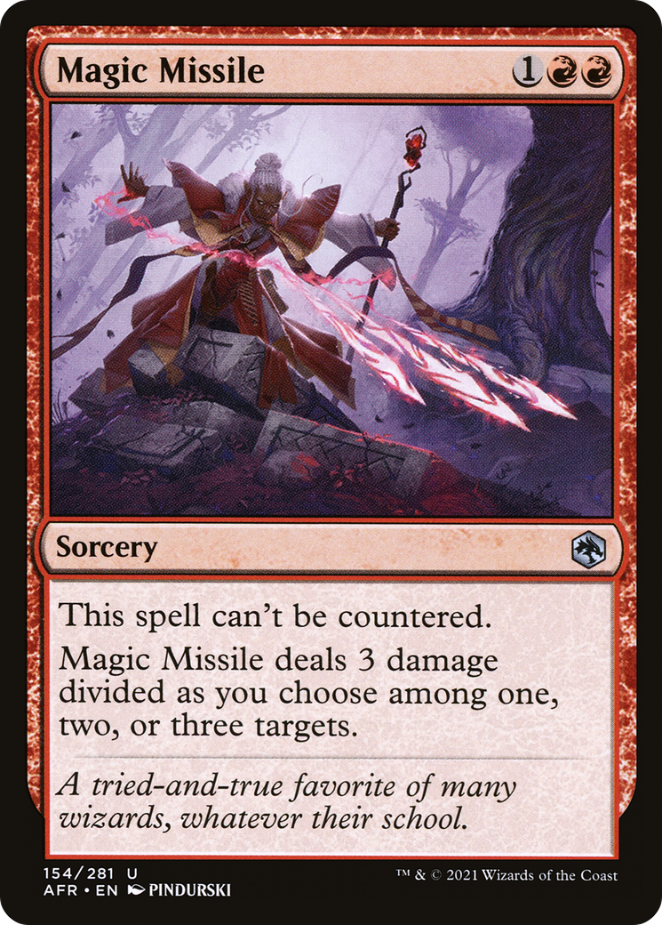 Magic Missile (AFR-154) [Adventures in the Forgotten Realms] MTG Single Wizards of the Coast