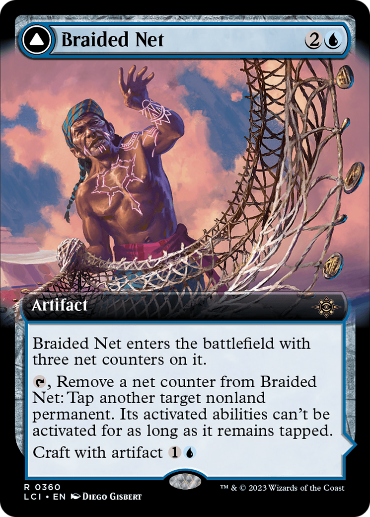 Braided Net (LCI-360) [The Lost Caverns of Ixalan] (Extended Art) MTG Single Wizards of the Coast