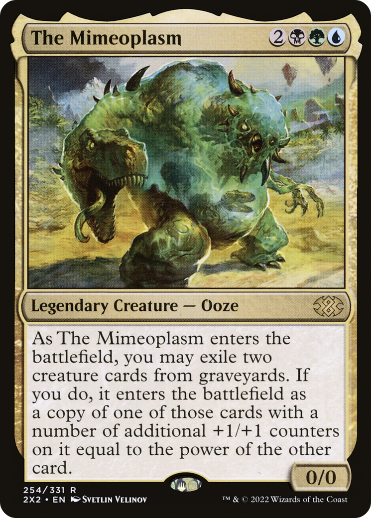 The Mimeoplasm (2X2-254) [Double Masters 2022] MTG Single Wizards of the Coast