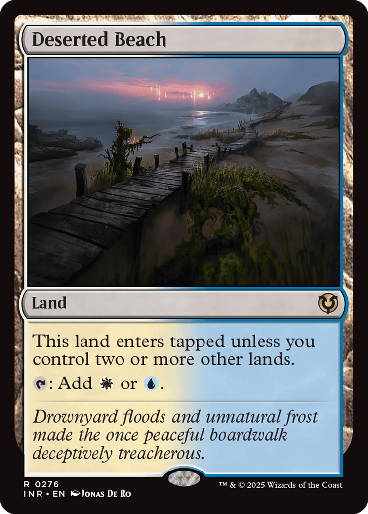 Deserted Beach (INR-276) [Innistrad Remastered] Foil MTG Single Wizards of the Coast