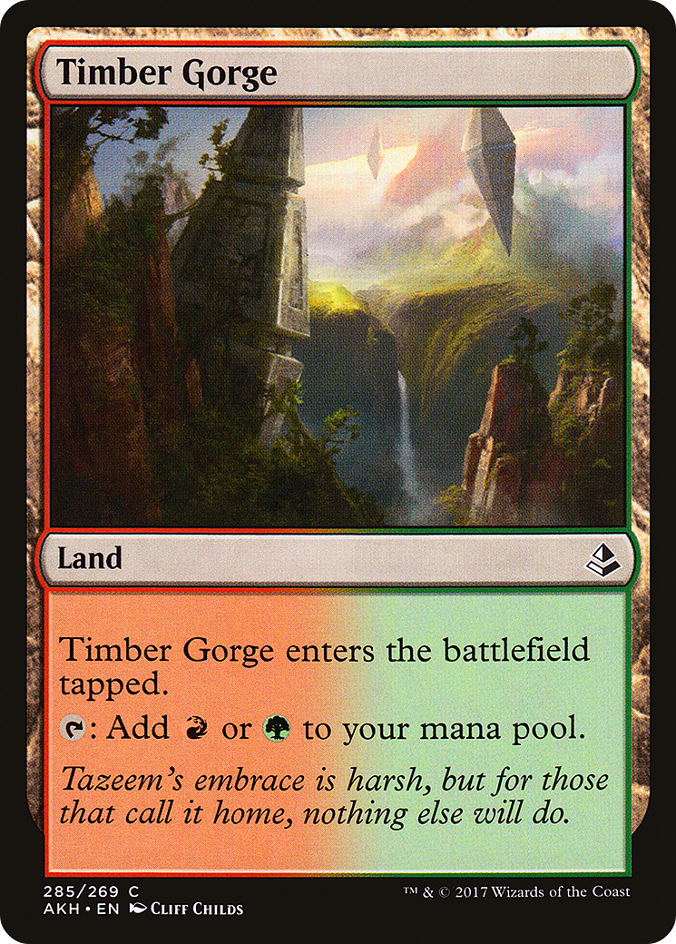 Timber Gorge (AKH-285) [Amonkhet] MTG Single Wizards of the Coast