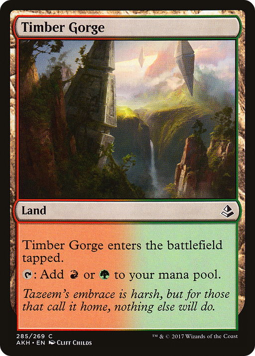 Timber Gorge (AKH-285) [Amonkhet] MTG Single Wizards of the Coast