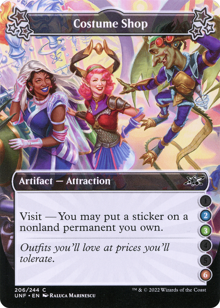 Costume Shop (UNF-206A) [Unfinity] Foil MTG Single Wizards of the Coast