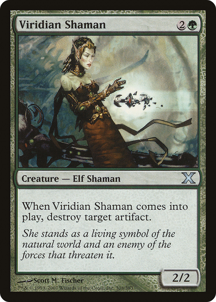 Viridian Shaman (10E-308) [Tenth Edition] MTG Single Wizards of the Coast