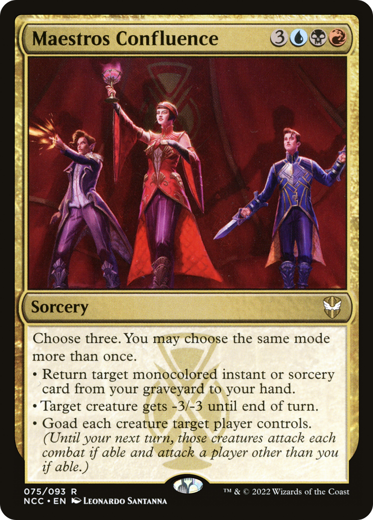 Maestros Confluence (NCC-075) [New Capenna Commander] MTG Single Wizards of the Coast
