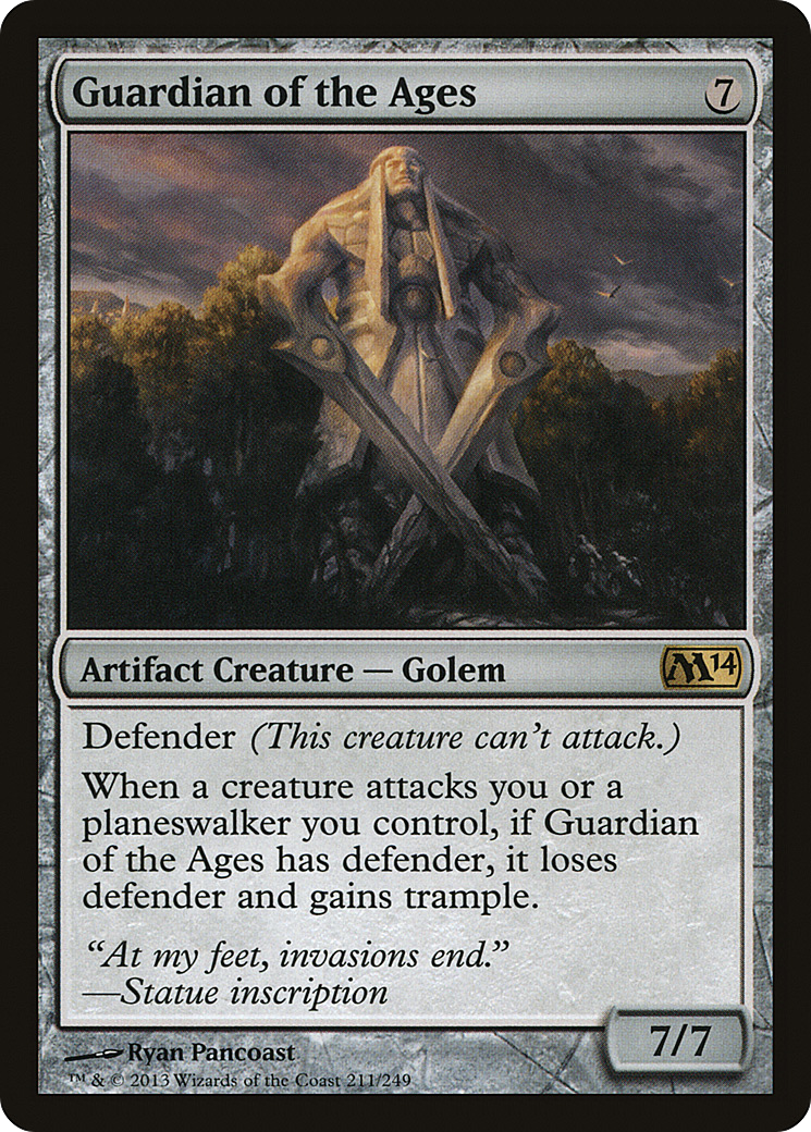 Guardian of the Ages (M14-211) [Magic 2014] Foil MTG Single Wizards of the Coast