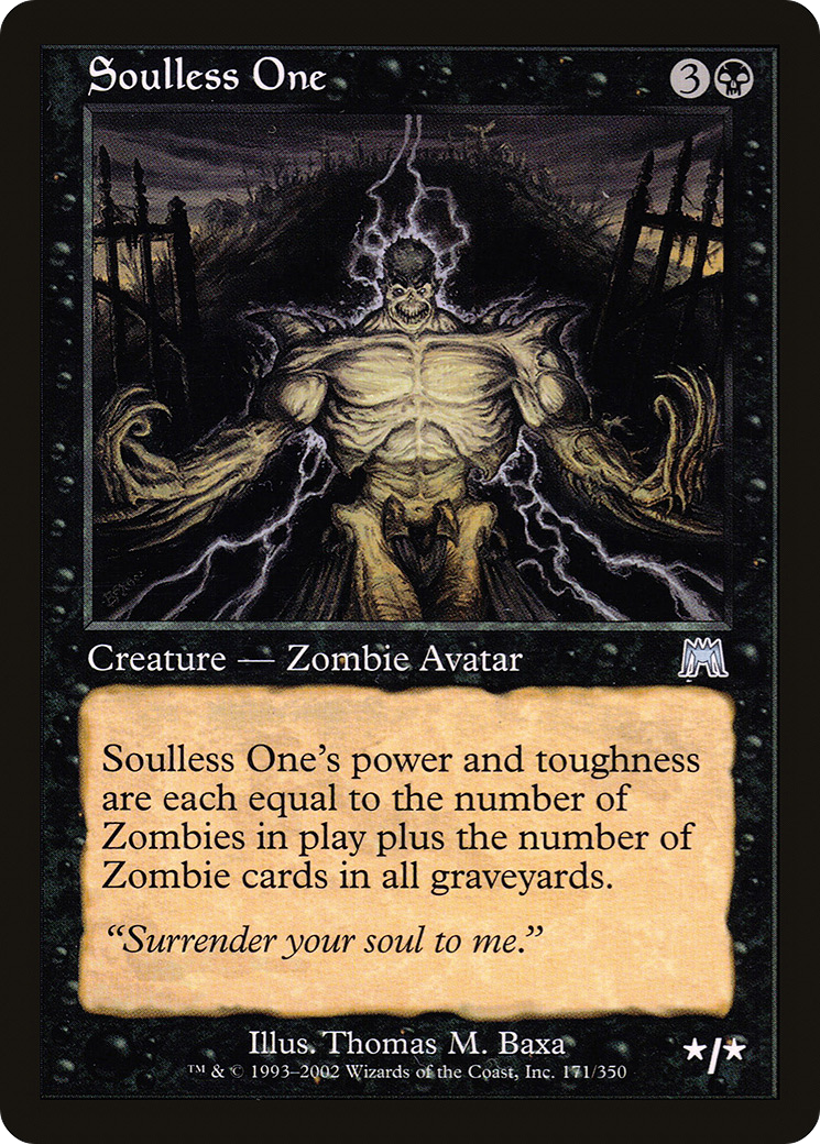 Soulless One (ONS-171) [Onslaught] Foil MTG Single Wizards of the Coast