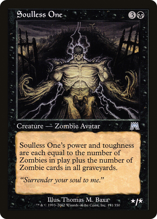 Soulless One (ONS-171) [Onslaught] Foil MTG Single Wizards of the Coast