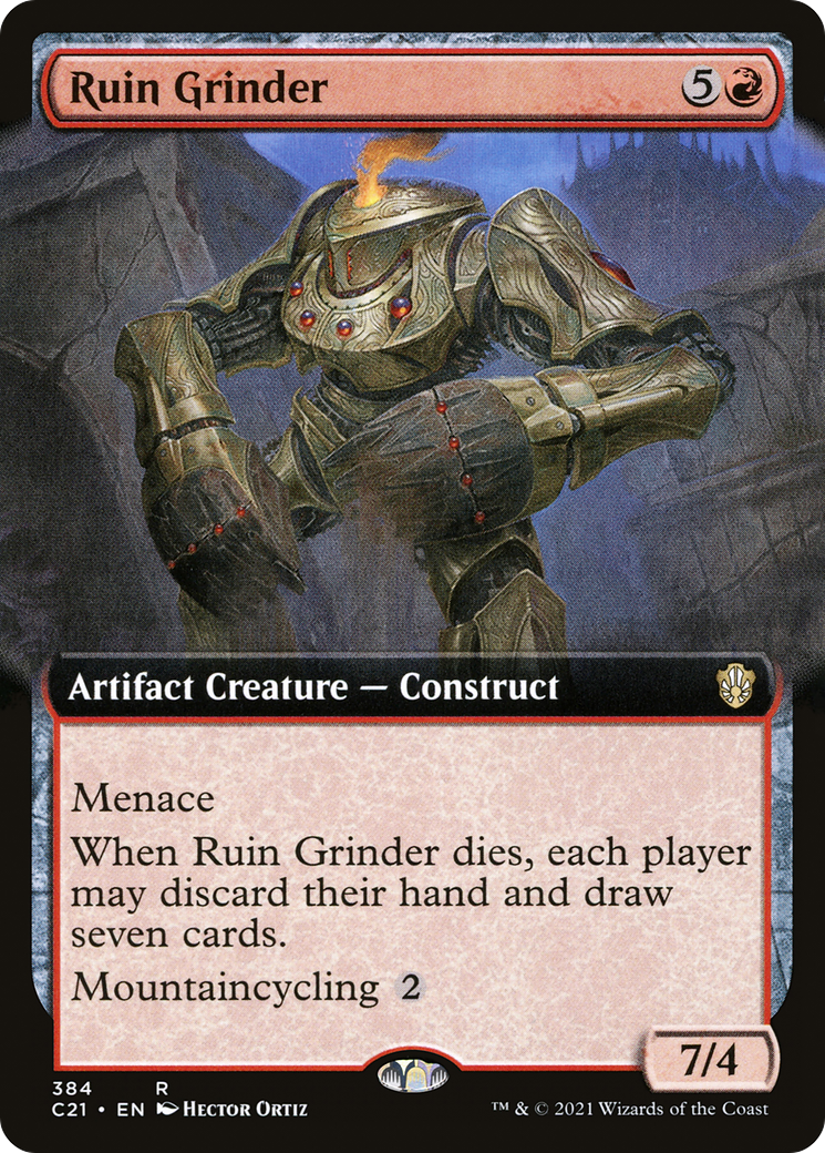 Ruin Grinder (C21-384) [Commander 2021] (Extended Art) MTG Single Wizards of the Coast