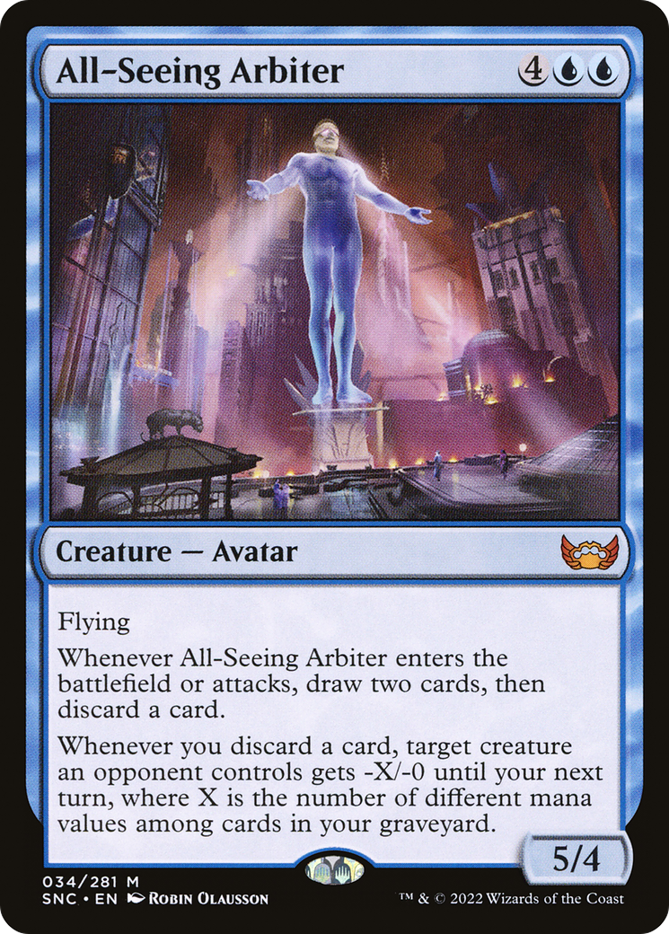 All-Seeing Arbiter (SNC-034) [Streets of New Capenna] Foil MTG Single Wizards of the Coast